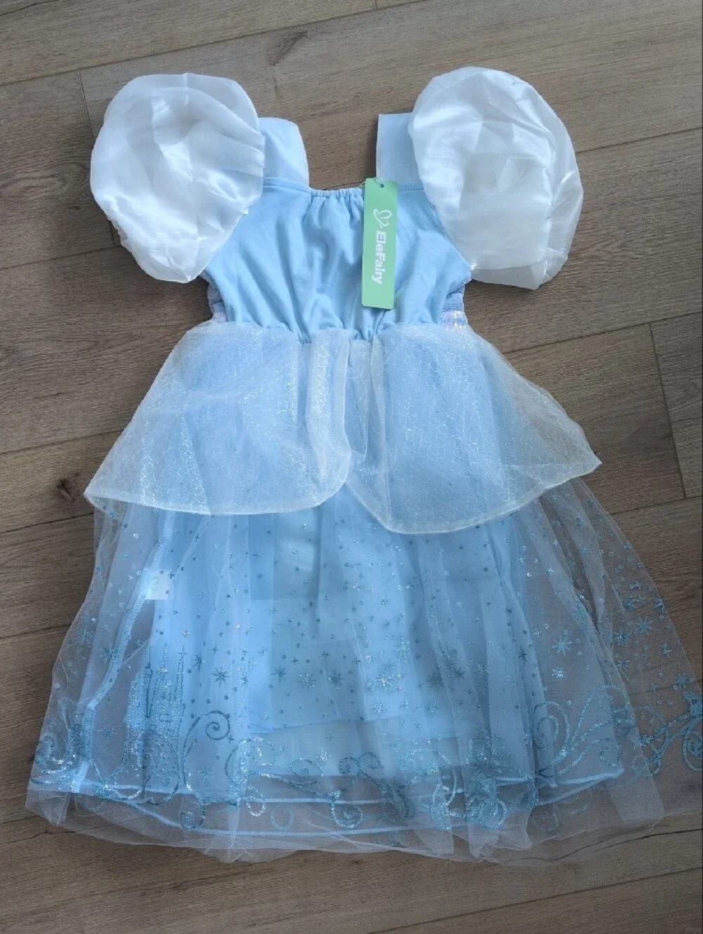 Light Blue Princess Costume Dress 4T